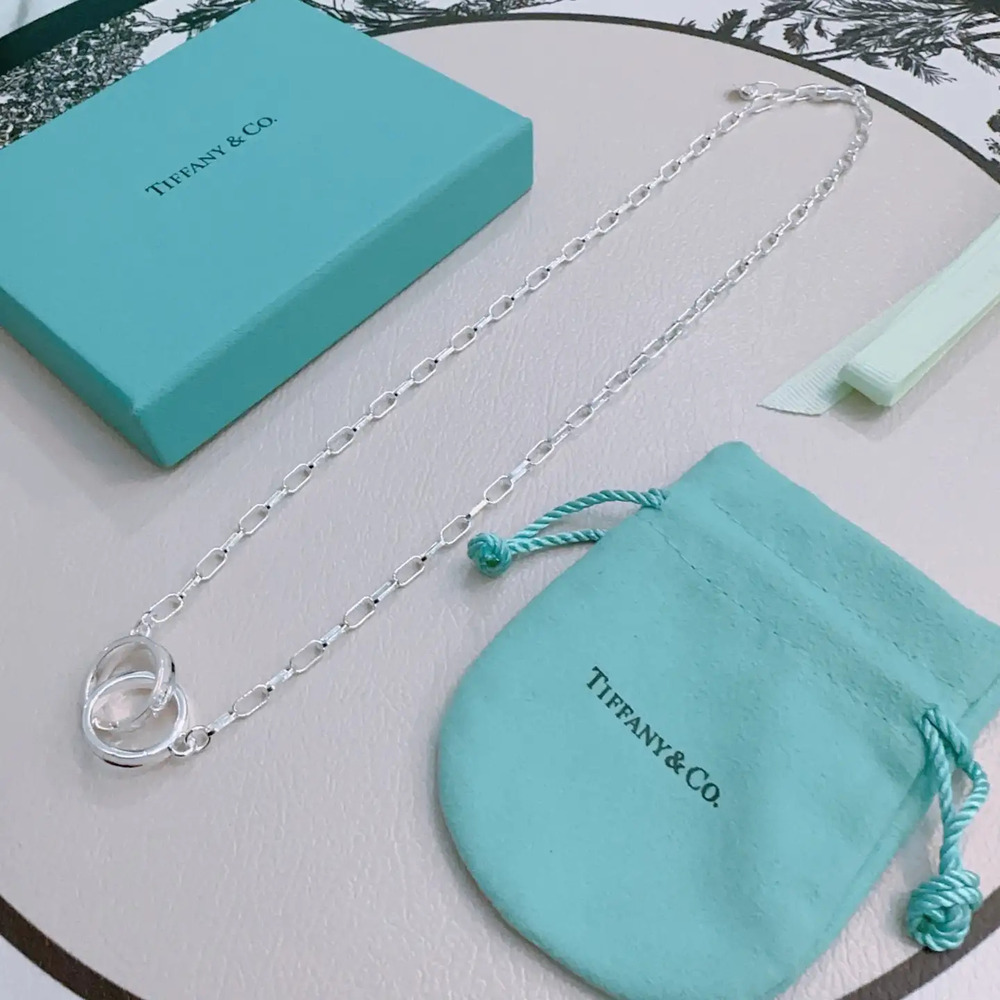 Tiffany & Co. Silver Ring Necklace